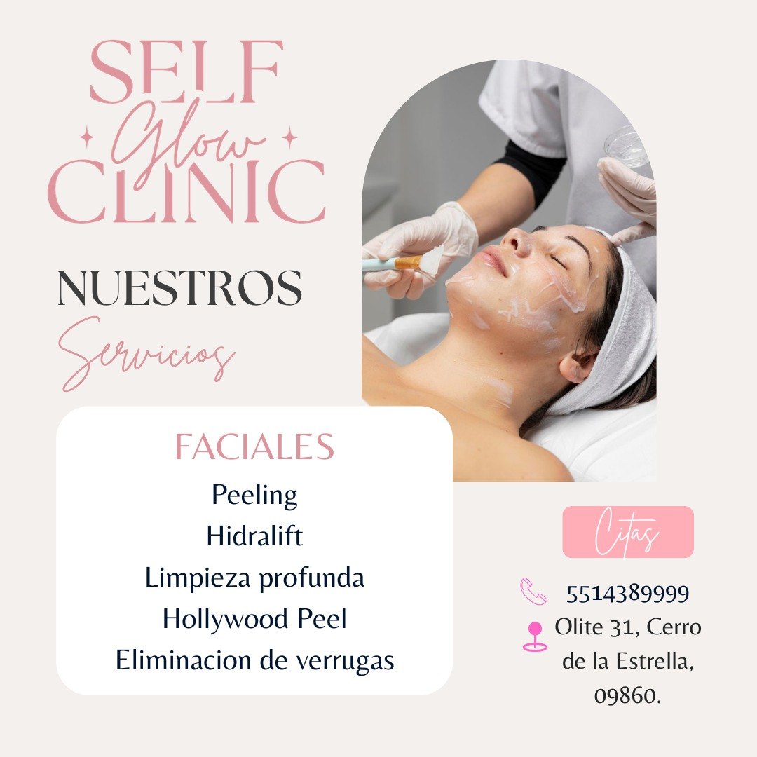 Servicios faciales Self Glow